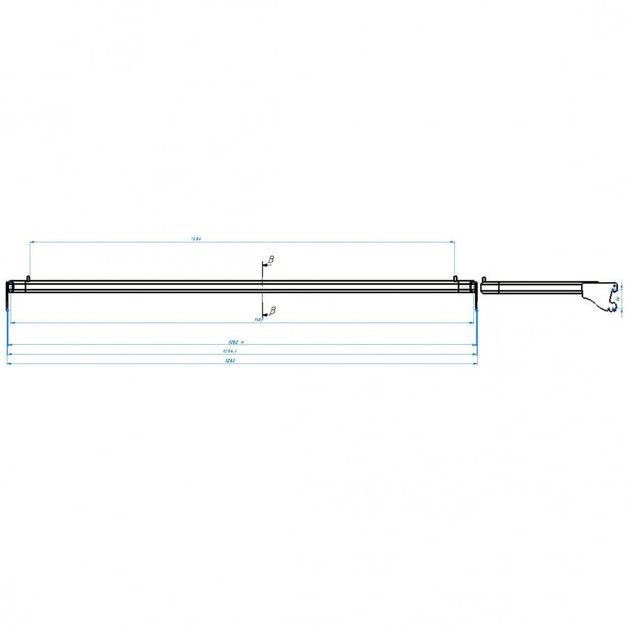GLS 38 Штанга (L=1200мм)