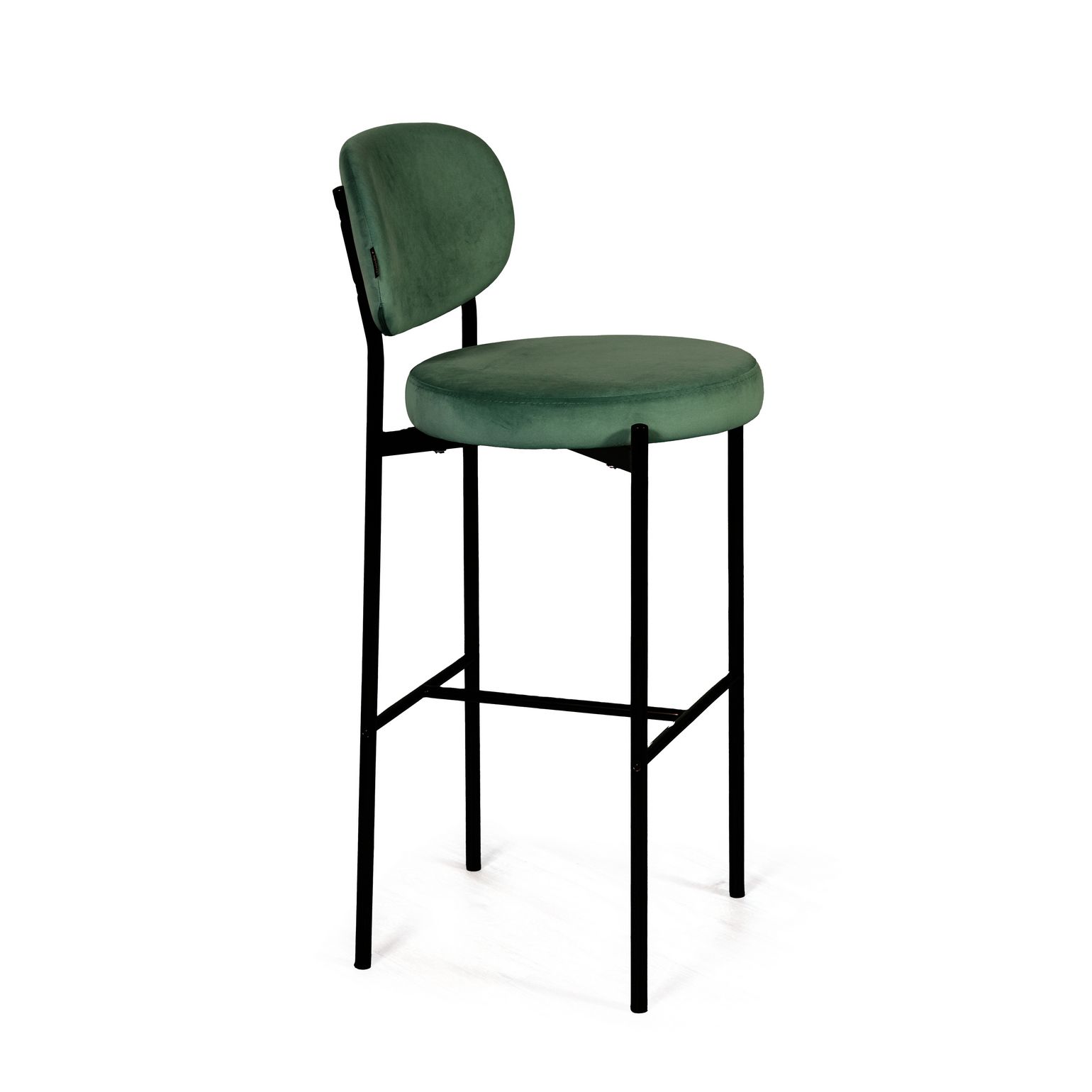 Стул барный Mason, бархат зеленый 19