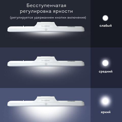 Подвесная лампа светильник портативная, с магнитным креплением, LED, 3 Вт, белый, DASWERK (ДАСВЕРК), 238329