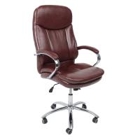 Кресло поворотное Leonardo, коричневый бриллиант, экокожа