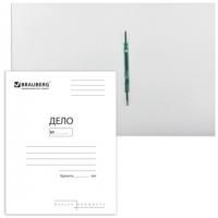 Скоросшиватель картонный BRAUBERG, гарантированная плотность 300 г/м2, до 200 листов, 122736