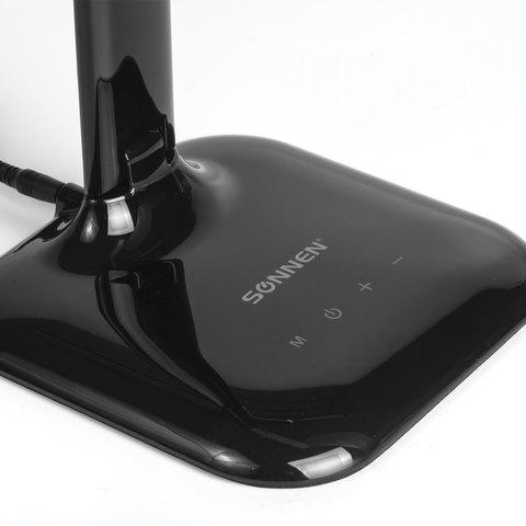 Настольная лампа / светильник SONNEN BR-888, на подставке, светодиодный, 8 Вт, черный, 236665