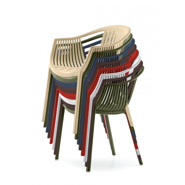 Кресло пластиковое Tatami кофе