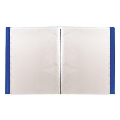 Папка 20 вкладышей STAFF, синяя, 0,5 мм, 225692