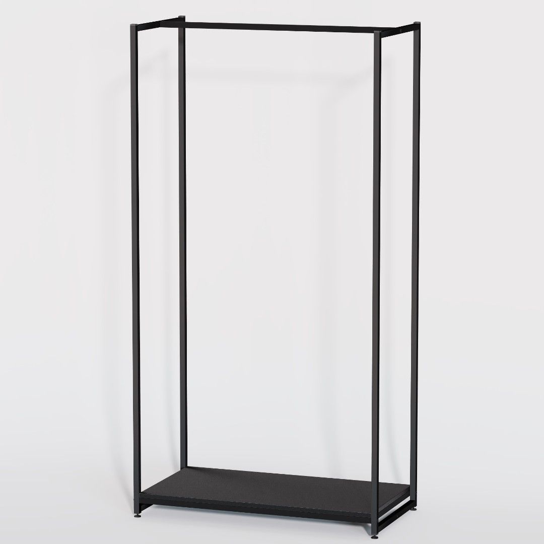 Стеллаж для одежды в стиле лофт A1790-02-ЧЧ