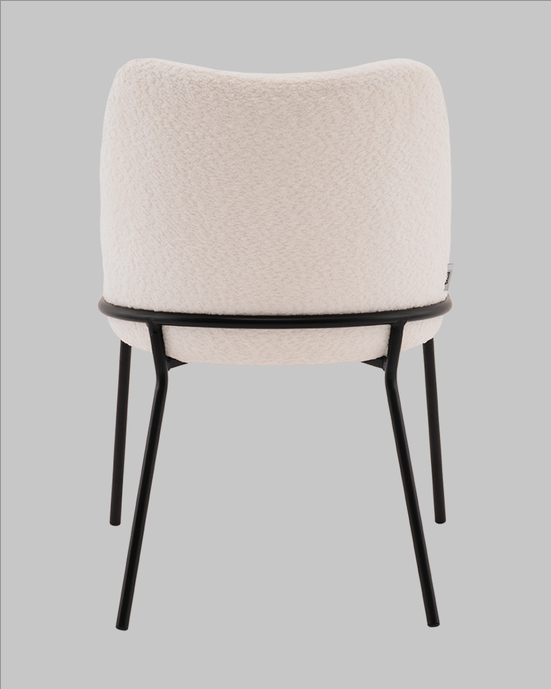 Стул с подлокотниками Кози new ткань букле молочный