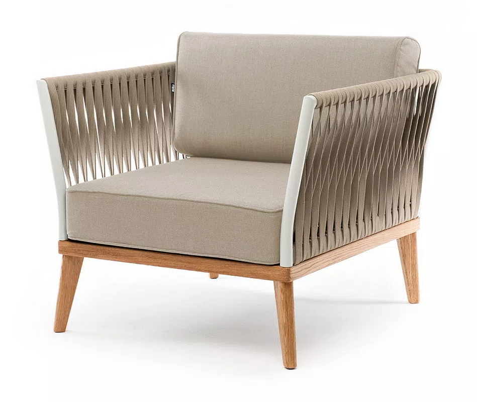 "Касабланка" кресло плетеное из роупа