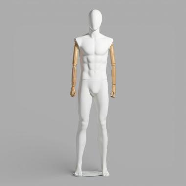 JMP-7NA Манекен мужской с деревянными руками