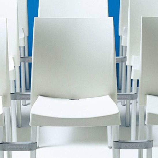 Кресло пластиковое Итинос, слоновая кость