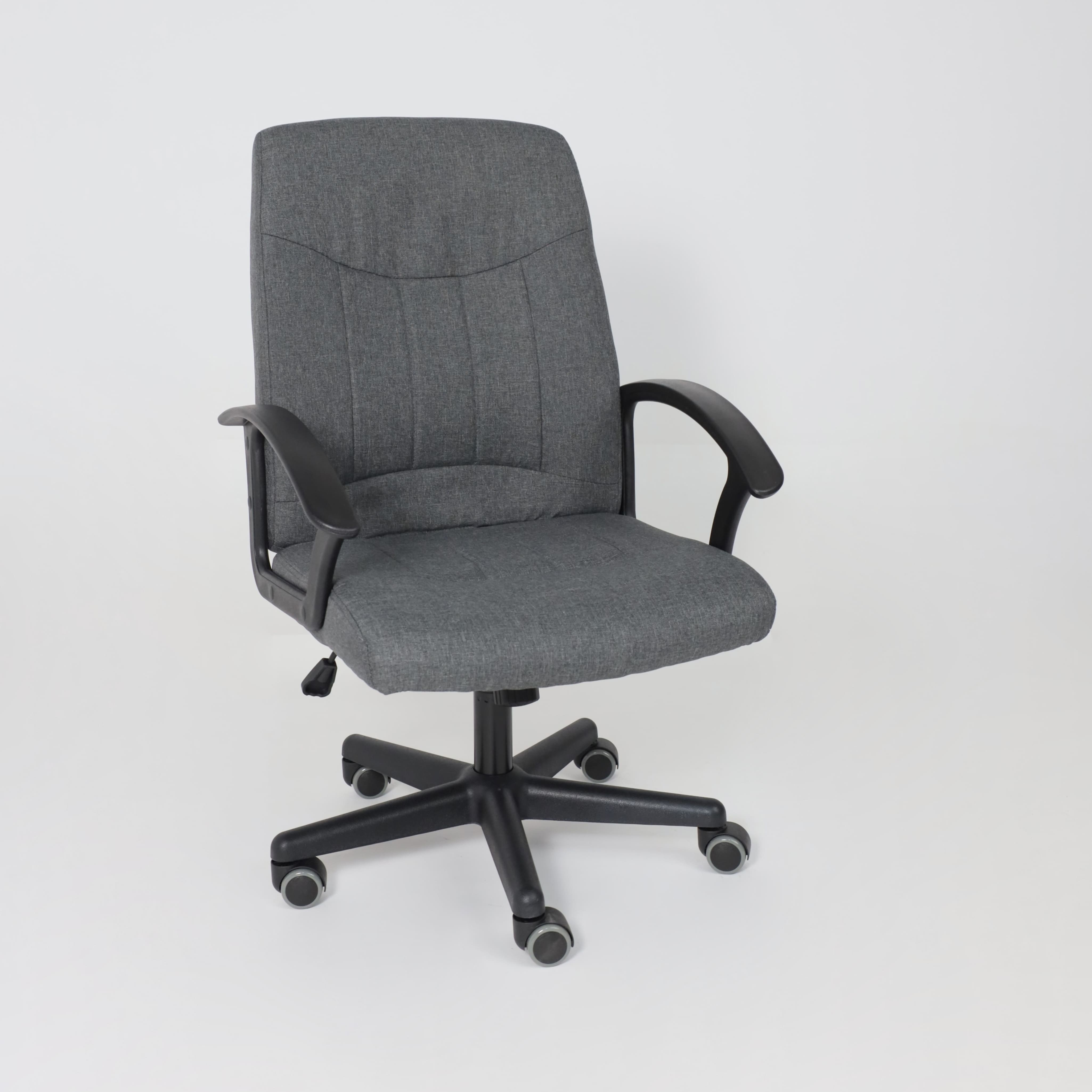 Кресло поворотное Polo, серый, ткань