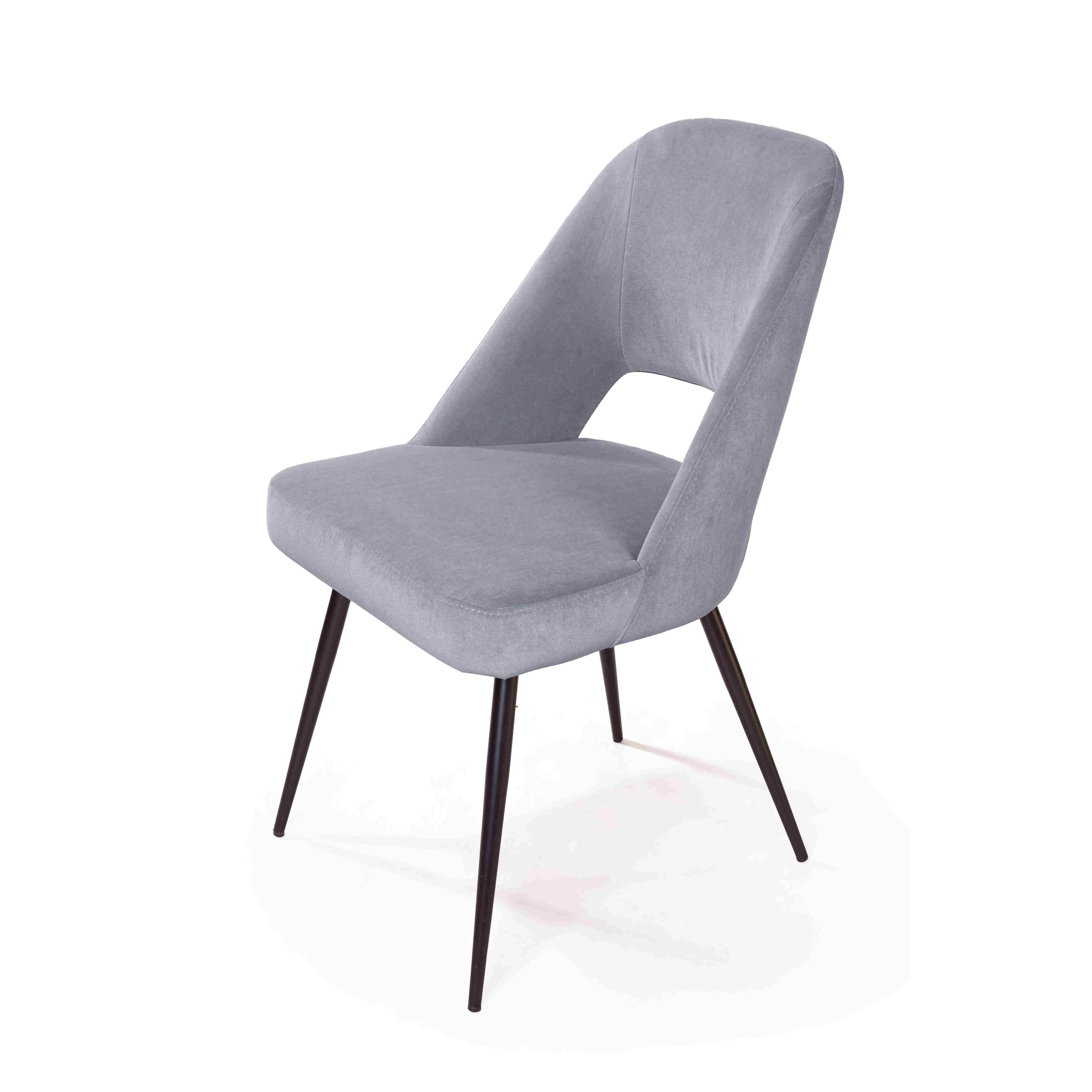 Стул Данте, бархат антрацит