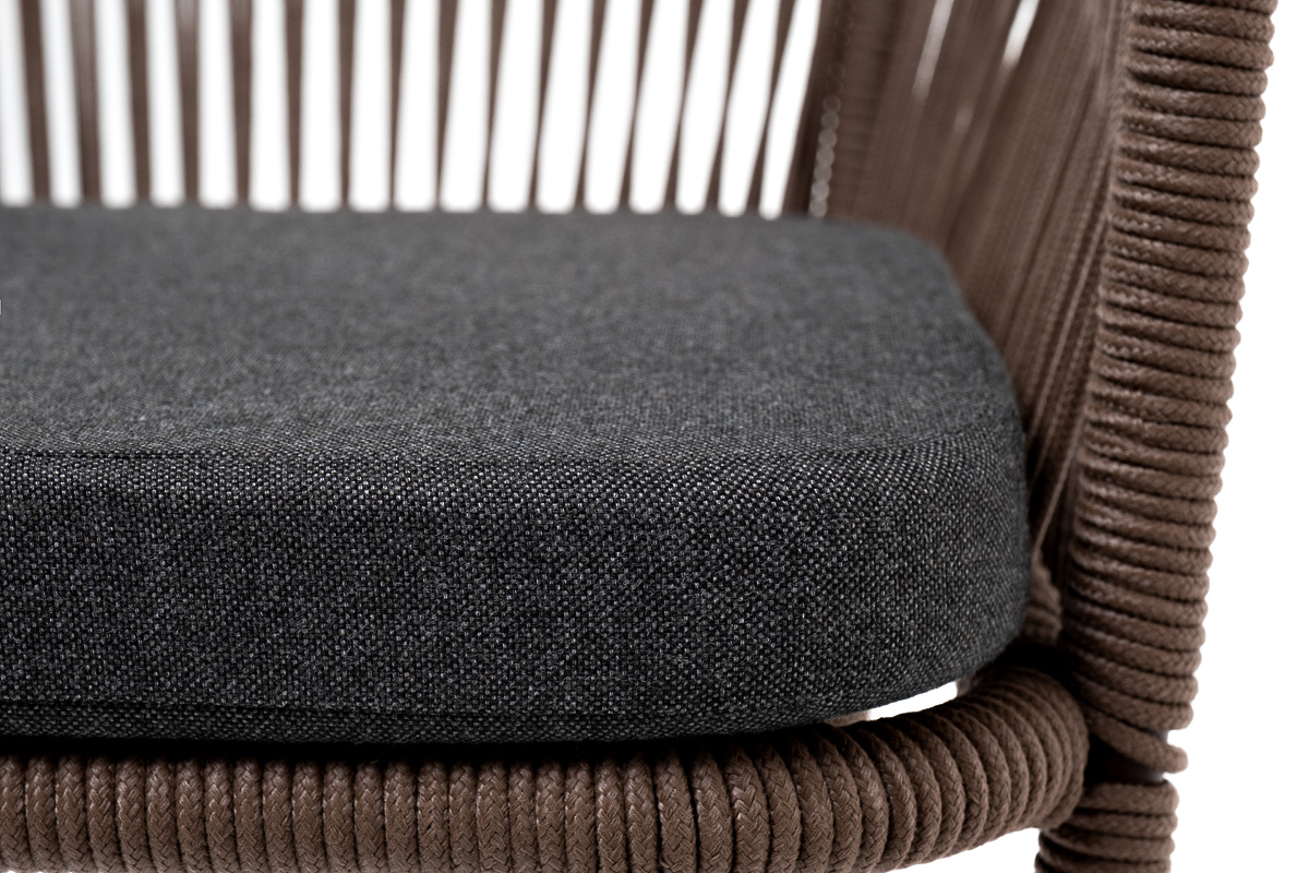 "Марсель" стул барный плетеный из роупа