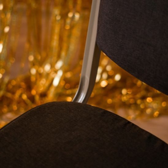 Стул Хит 25мм - бронза, шенилл коричневый