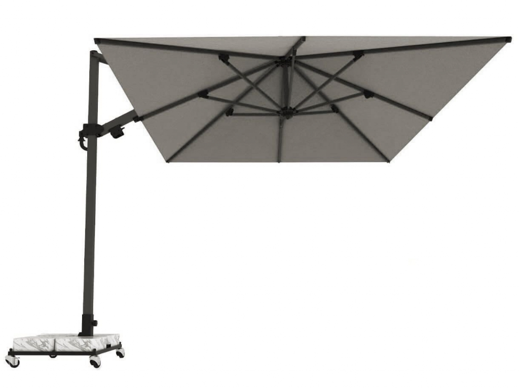 Зонт профессиональный 3х3 м Banana Plus черный, светло-серый