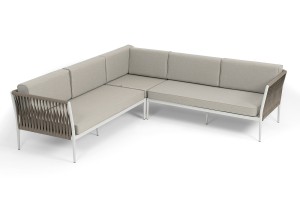 "Касабланка" диван модульный плетеный из роупа