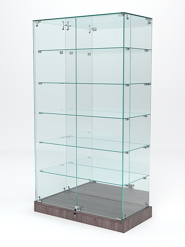 Витрина стеклянная "ИСТРА ХИТ ПРОДАЖ" №507 (с дверками, задняя стенка - зеркало)