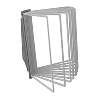 АККОРД-01.А4Gr.Gr Демосистема настенная серая 10 серых панелей А4