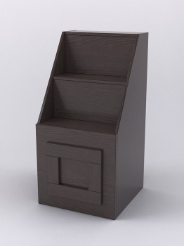 Прилавок-горка "ОРНАМЕНТ" №1-450, Дуб Венге