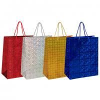 Пакет подарочный 26x12,7x32,4 см, ЗОЛОТАЯ СКАЗКА голография, ассорти 4 цвета, 606607