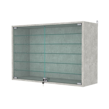 Витрина настенная №3-5АГ, Метрополитан Грей