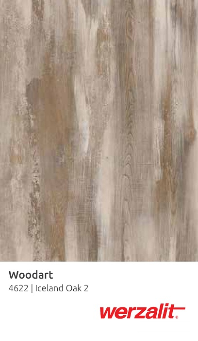 Столешница круглая Werzalit Woodart исландский дуб 2