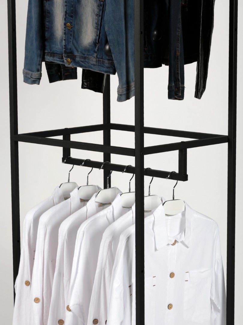 Стеллаж для одежды A2260-05-ЧБ 220х60х45