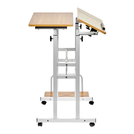 Стол Shuttle, многофункциональный, свтелое дерево/ белый