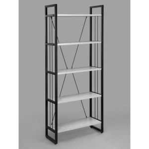 Мс-2 Стеллаж металлический в стиле "Лофт" (серый)