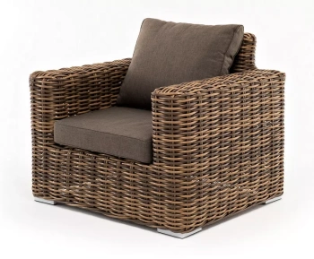 "Палермо" кресло из искусственного ротанга, цвет соломенныйцвет соломенный