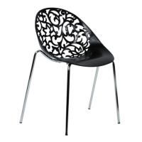 Стул черное кружево