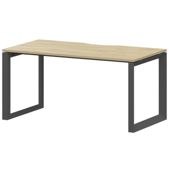 Стол на металлокаркасе Аргентум-МП НТМП.О-140 Баттл Рок/Антрацит