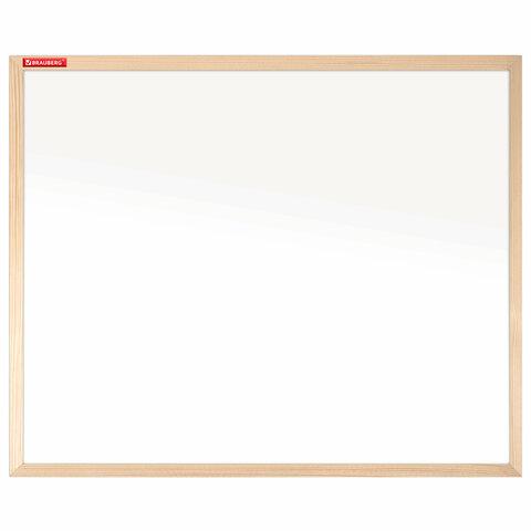 Доска магнитно-маркерная 60х90 см, деревянная рамка, BRAUBERG "Wood", 238796