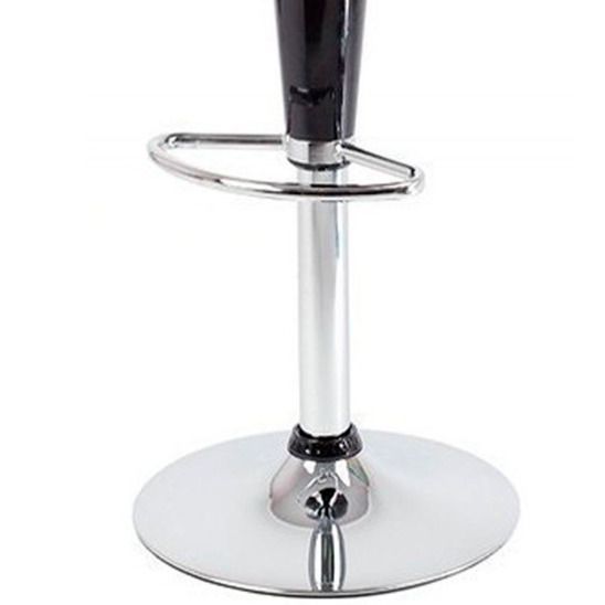 Барный стул Club черный глянец