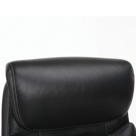 Кресло из натуральной кожи BRABIX PREMIUM "Infinity EX-707", дерево, черное, 531826