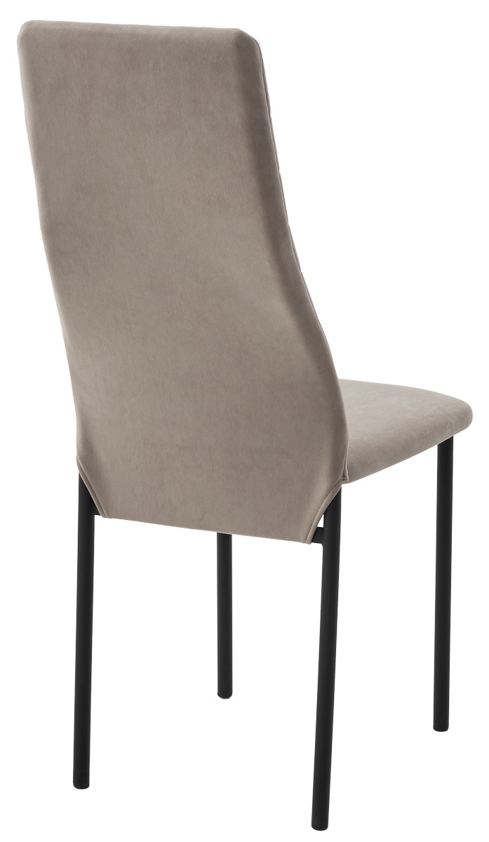 Стул МОНАКО Marseille-13 Латте, велюр / черный каркас M-City