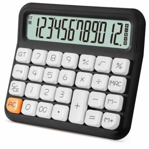 Калькулятор настольный BRAUBERG KW-1000-BK (152x132 мм), 3D-кнопки, 12 разрядов, черный, 272956
