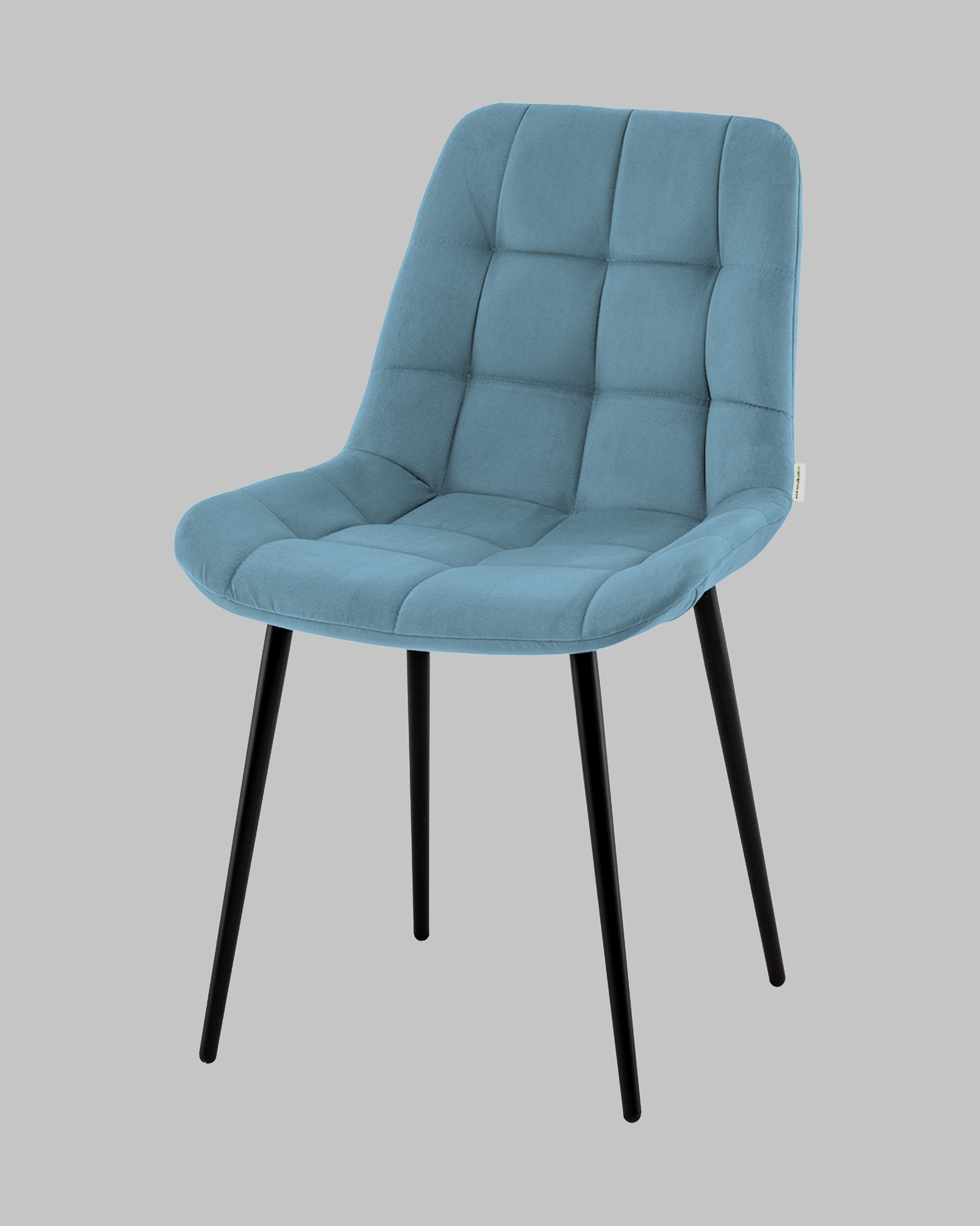 Стул Флекс N велюр пыльно-голубой