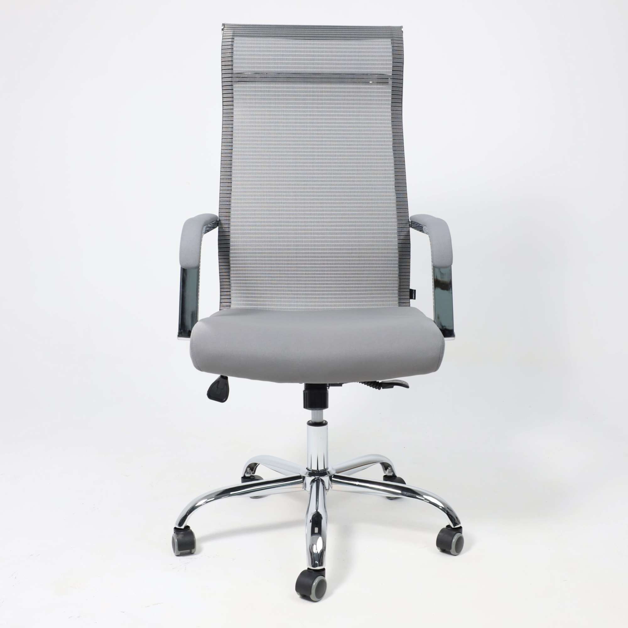 Кресло поворотное Grid, серый, армированная сетка