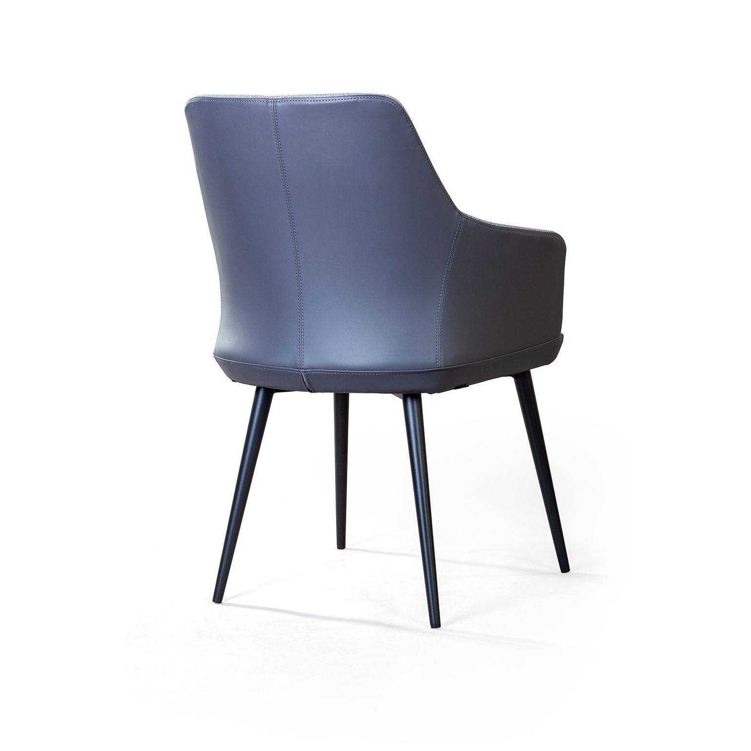 Стул с подлокотниками Франк, рогожка комби серый