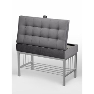 Банкетка Н-76 (серый/серый)