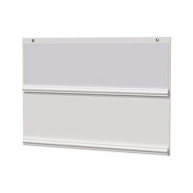 Прайс-дисплей односторонний, 620х430, ПВХ 3 мм, цвет белый