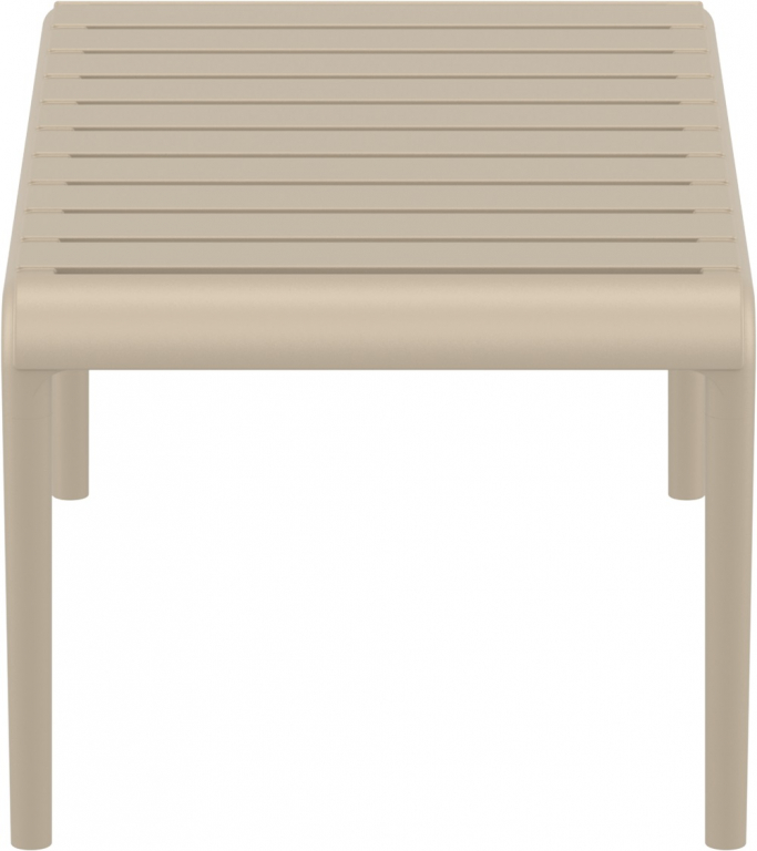 Столик пластиковый журнальный Paris Lounge Table бежевый