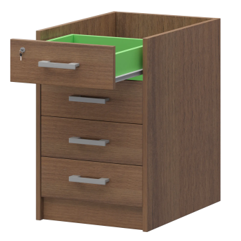 Корпус тумбы приставной Арго АТ-07 Орех гварнери