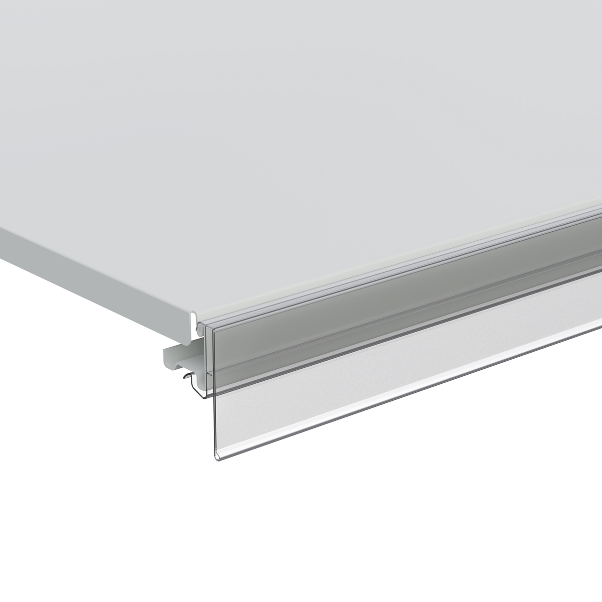 Ценникодержатель полочный CFA39 прозрачный, 1238 мм