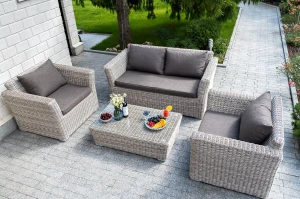 "Капучино Сингл" лаунж-зона из искусственного ротанга