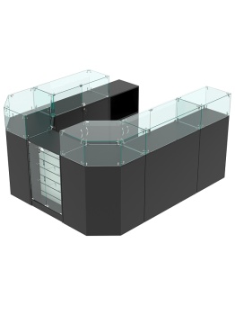 Комплект прилавков "ВАЛЕНТИНО" №5, Черный