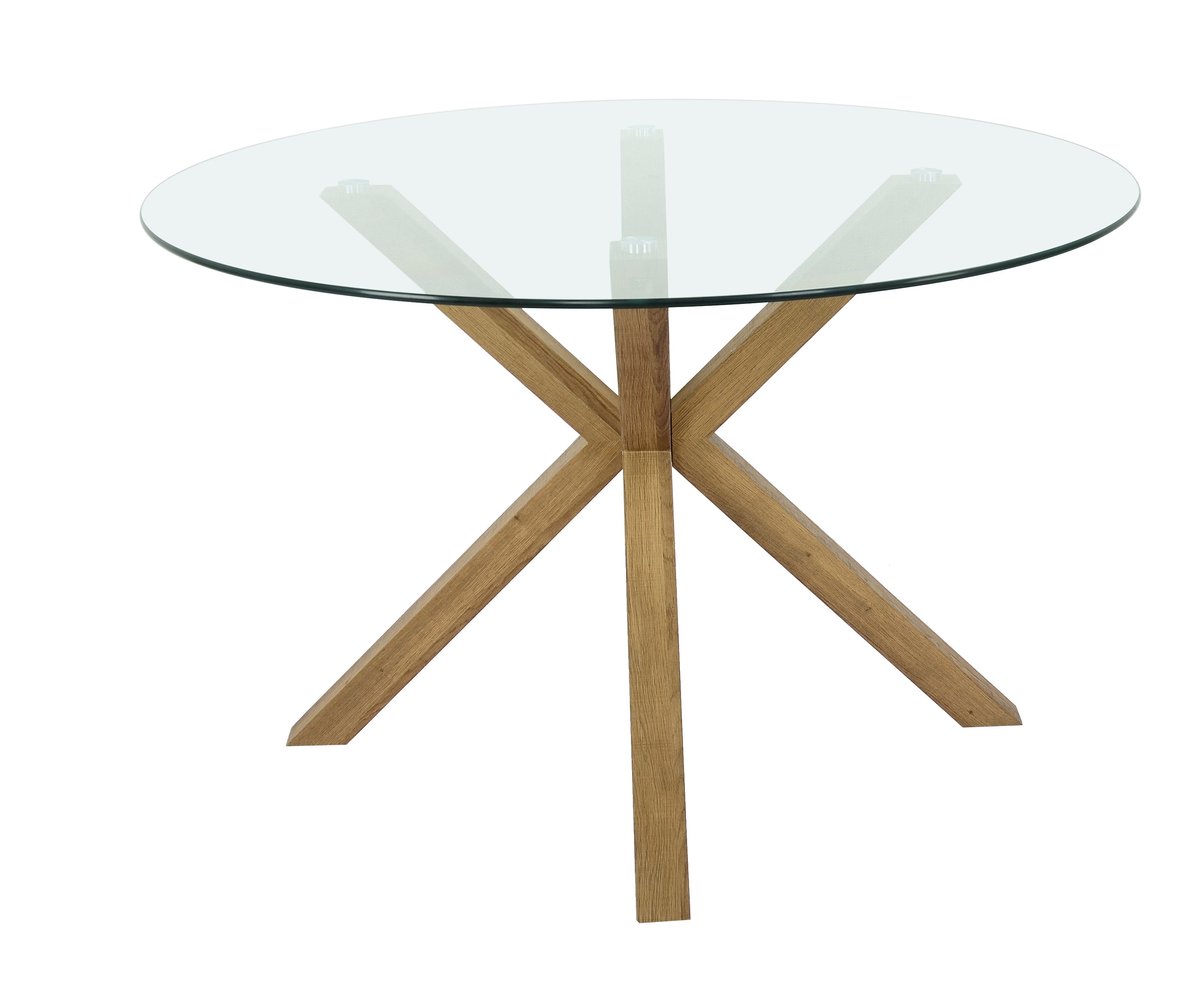 Стол Dolce, прозрачный, закаленное стекло