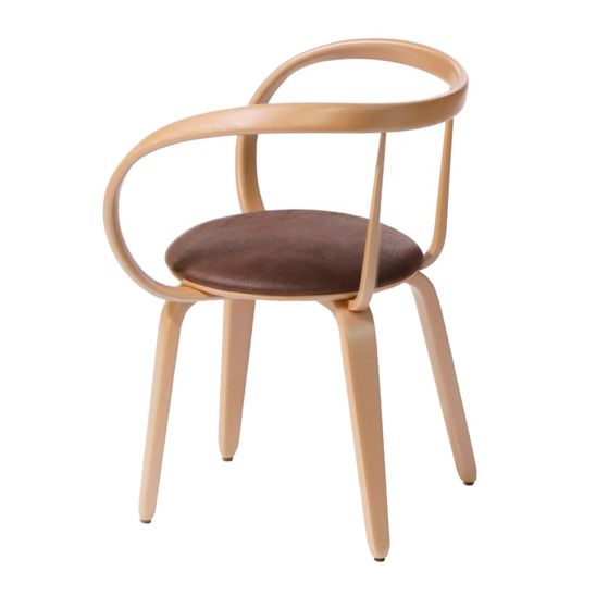 Стул Ува XL, бежевый/ орех