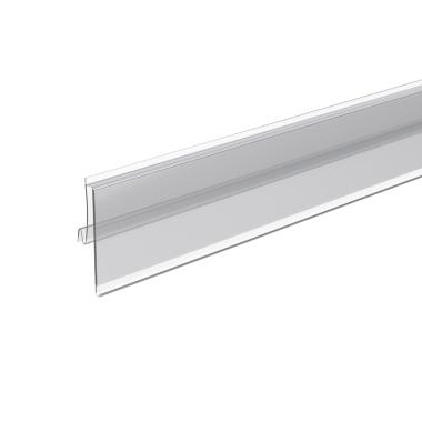 Ценникодержатель полочный ARN39-26 для полок ARNEG, с высотой замка 26 мм