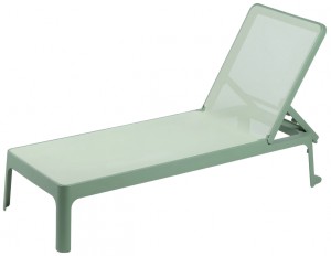 Шезлонг-лежак пластиковый Plano мятный
